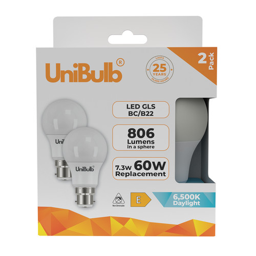 Unibulb gls b22 led - unibulb,
