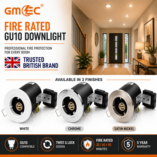 Gu10 fire rated downlight - gu10,