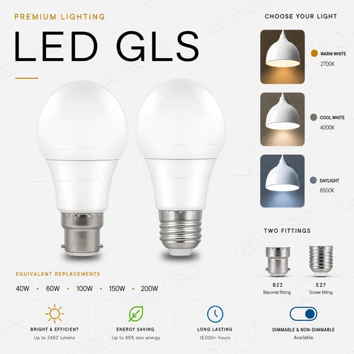 Dimmable light bulbs led - light,