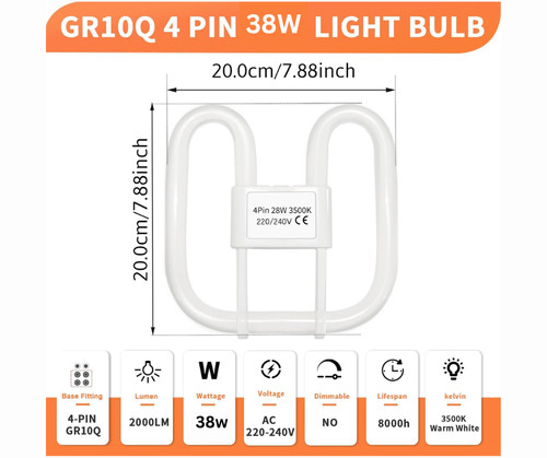 Eveready pin 38w - pin, gr10q