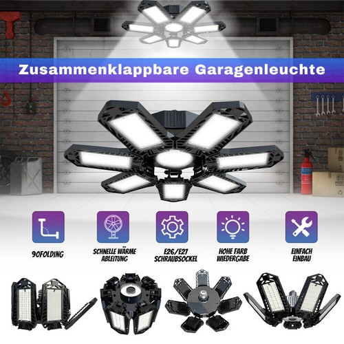 E27 led garage light 6500k - led,