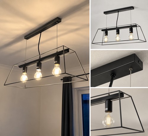 Next black metal bulb - next, 3-bulb