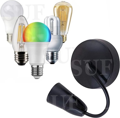 Black inch ceiling light - 6",