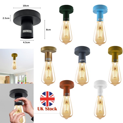 Vintage flush ceiling light - light, es