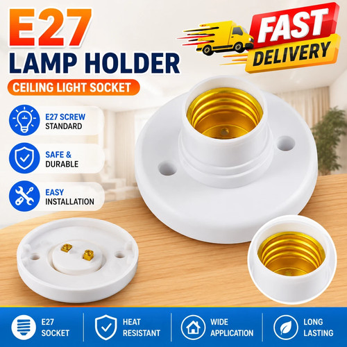 E27 lamp holder screw - screw, cap