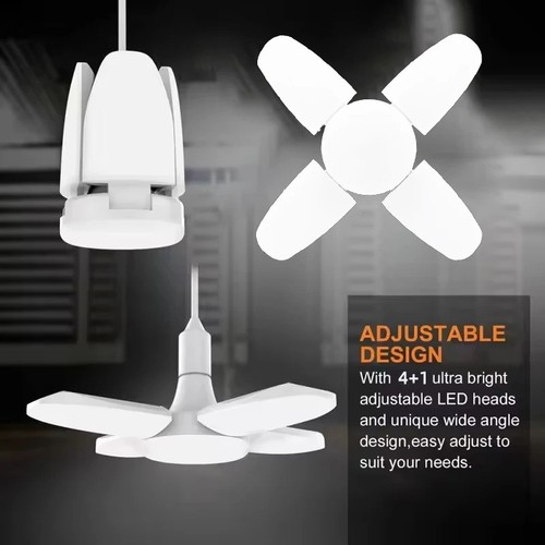 Foldable led fan shape bulb - foldable,