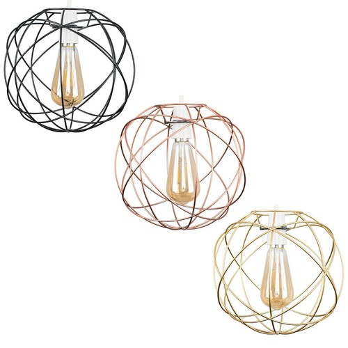 Geometric globe lampshade - geometric,