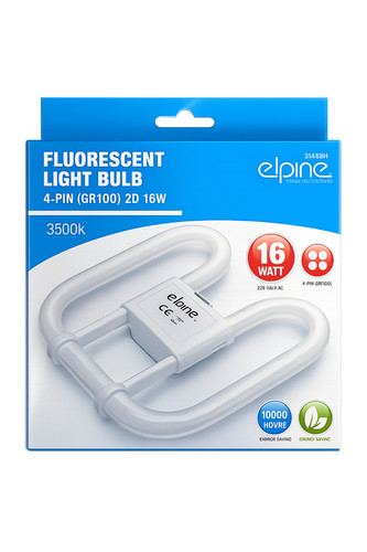 16w fluorescent tube - 2d,
