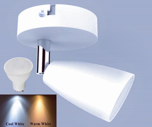 Adjustable white ceiling light - ceiling,